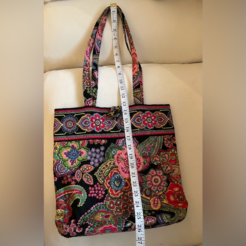 Vera Bradly Tote shoulder Bag Front Tie - Picture 6 of 7